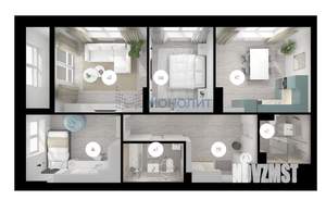 3-к квартира, вторичка, 92м2, 4/24 этаж