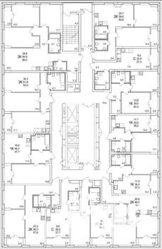 2-к квартира, вторичка, 61м2, 2/25 этаж