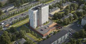 1-к квартира, строящийся дом, 35м2, 3/14 этаж