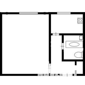 1-к квартира, вторичка, 31м2, 3/5 этаж