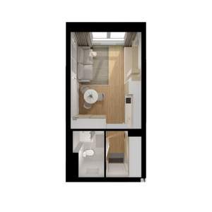 Студия квартира, вторичка, 23м2, 3/25 этаж