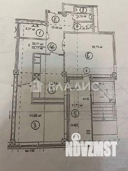2-к квартира, вторичка, 73м2, 2/12 этаж