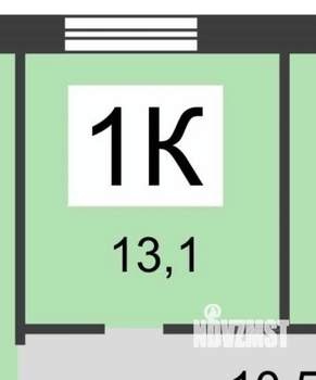 Студия квартира, вторичка, 12м2, 3/9 этаж