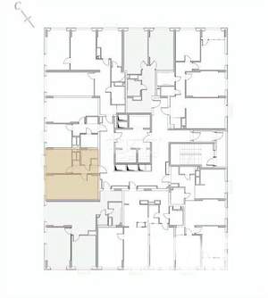 1-к квартира, вторичка, 38м2, 16/22 этаж