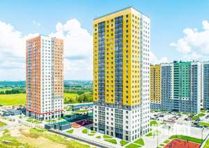 1-к квартира, строящийся дом, 36м2, 3/25 этаж
