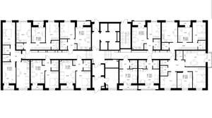 3-к квартира, строящийся дом, 79м2, 1/24 этаж