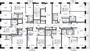 1-к квартира, вторичка, 50м2, 7/13 этаж