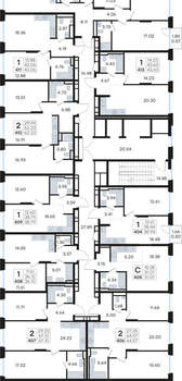 2-к квартира, вторичка, 67м2, 6/13 этаж