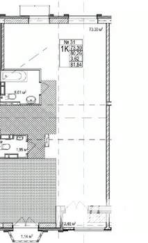 3-к квартира, вторичка, 82м2, 4/7 этаж