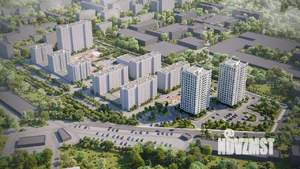 1-к квартира, строящийся дом, 40м2, 3/17 этаж