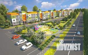 1-к квартира, строящийся дом, 39м2, 2/3 этаж