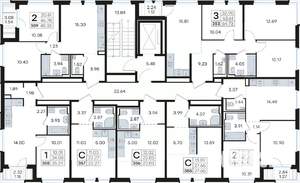 2-к квартира, вторичка, 48м2, 7/9 этаж