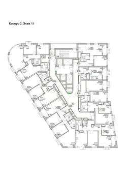 1-к квартира, вторичка, 35м2, 19/24 этаж