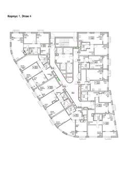 1-к квартира, вторичка, 47м2, 4/24 этаж