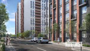 1-к квартира, строящийся дом, 44м2, 18/18 этаж