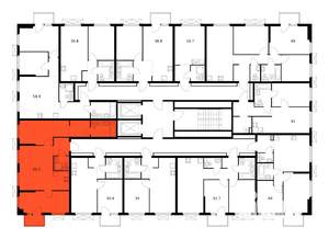 2-к квартира, вторичка, 65м2, 13/15 этаж