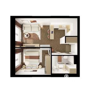 1-к квартира, вторичка, 33м2, 3/25 этаж