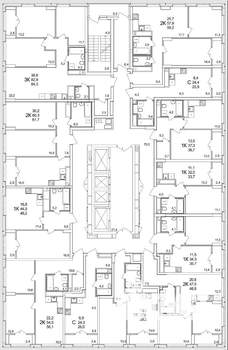 1-к квартира, вторичка, 39м2, 15/25 этаж