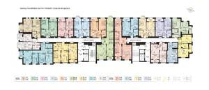 1-к квартира, вторичка, 42м2, 9/15 этаж