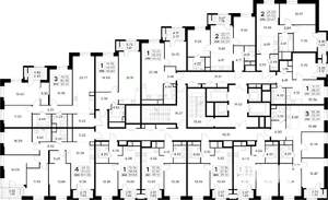 3-к квартира, вторичка, 89м2, 8/32 этаж