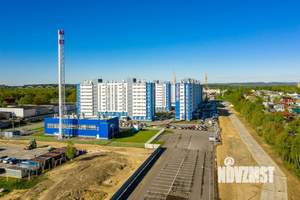 2-к квартира, строящийся дом, 55м2, 1/10 этаж