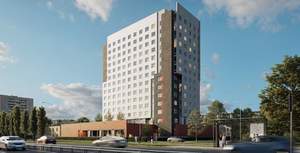1-к квартира, строящийся дом, 35м2, 3/14 этаж