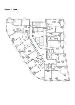 Студия квартира, вторичка, 27м2, 23/24 этаж