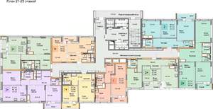 2-к квартира, вторичка, 56м2, 22/25 этаж