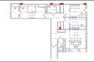 3-к квартира, вторичка, 107м2, 7/10 этаж