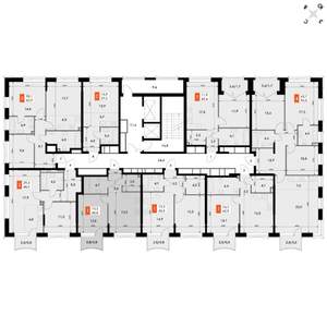 Студия квартира, вторичка, 41м2, 6/16 этаж