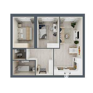 2-к квартира, вторичка, 70м2, 6/24 этаж