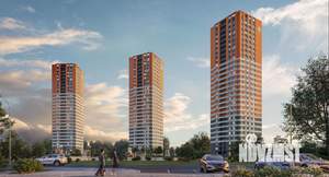 3-к квартира, строящийся дом, 74м2, 2/27 этаж