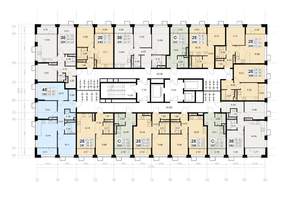 2-к квартира, вторичка, 55м2, 19/20 этаж