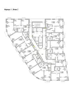 1-к квартира, вторичка, 44м2, 2/24 этаж
