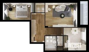 2-к квартира, вторичка, 70м2, 1/19 этаж