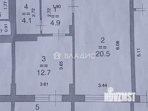 1-к квартира, вторичка, 43м2, 2/19 этаж