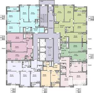 1-к квартира, вторичка, 41м2, 23/25 этаж