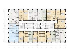 2-к квартира, вторичка, 55м2, 2/21 этаж