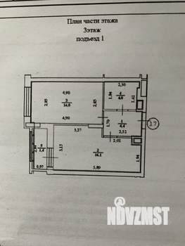 1-к квартира, вторичка, 40м2, 3/17 этаж