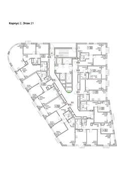 1-к квартира, вторичка, 35м2, 21/24 этаж