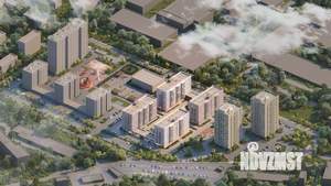 2-к квартира, строящийся дом, 53м2, 13/17 этаж