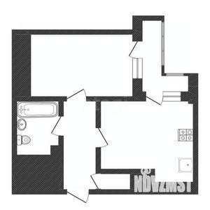 1-к квартира, вторичка, 56м2, 5/25 этаж
