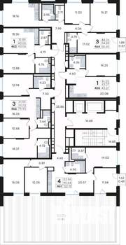 4-к квартира, вторичка, 122м2, 12/13 этаж