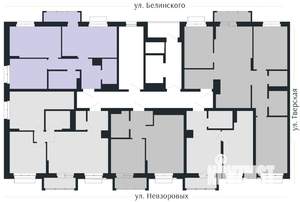2-к квартира, вторичка, 59м2, 6/9 этаж