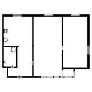 2-к квартира, вторичка, 42м2, 5/5 этаж