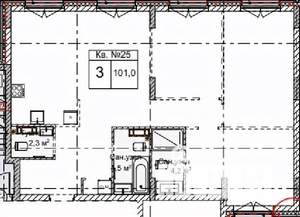 3-к квартира, строящийся дом, 167м2, 5/5 этаж