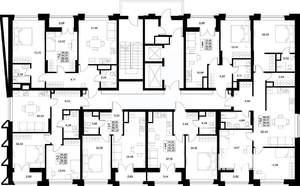 3-к квартира, строящийся дом, 90м2, 12/17 этаж