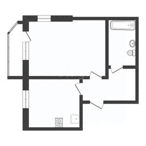 1-к квартира, вторичка, 41м2, 4/10 этаж