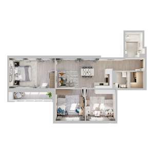 3-к квартира, вторичка, 79м2, 10/10 этаж