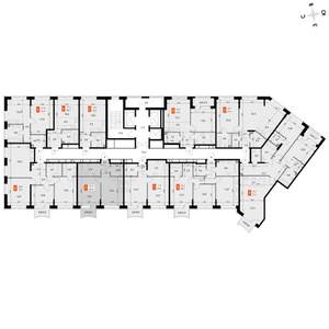 1-к квартира, вторичка, 45м2, 2/16 этаж